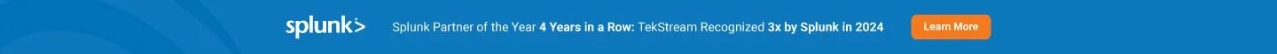 Splunk Partner of the Year 4 Years in a Row: TekStream Recognized 3x by Splunk in 2024
