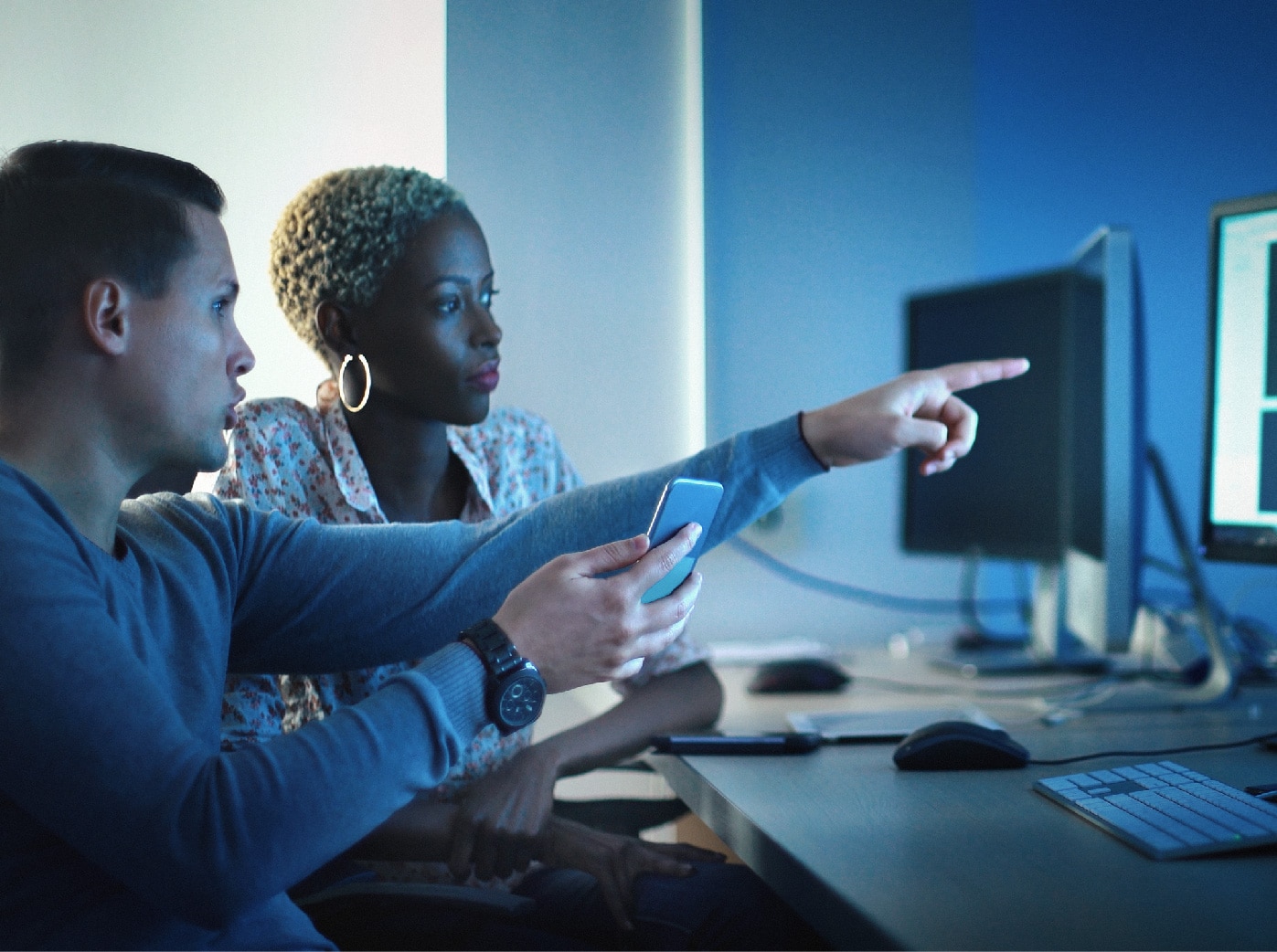 IT professional getting support form Managed Services provider. 