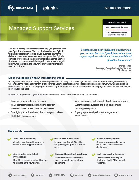Managed Support Services