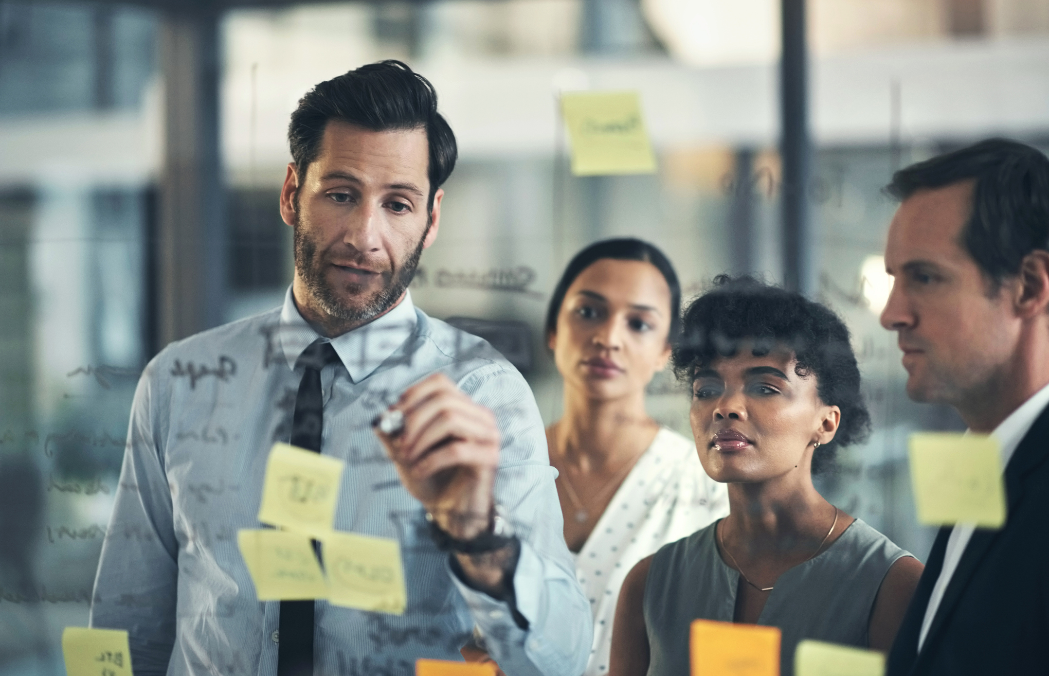 TekStream AWS experts helping clients brainstorm and roadmap tech infrastructure using AWS capabilities.