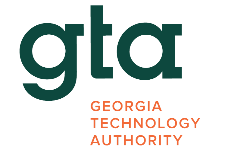 Georgia Technology Authority (GTA) logo stacked.