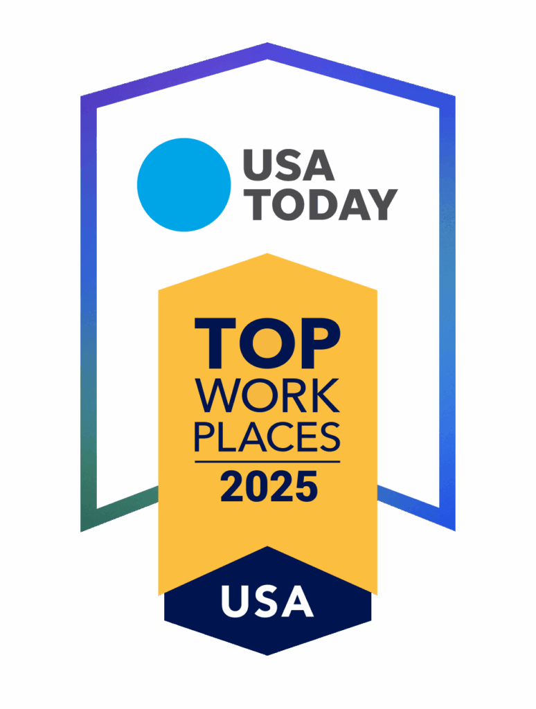 USA Today: Top Workplaces 2025 Award Badge.